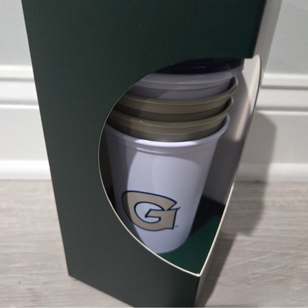 Pack Of 6 Starbucks Campus Collection Georgetown Reusable 16Oz Hot Cups